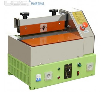 珠海建材熱熔膠滾輪過(guò)膠機(jī),泉州運(yùn)動(dòng)器材UES熱熔膠機(jī)