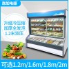 森加商用立式冰柜 1.2米雙壓上冷藏下冷凍 點(diǎn)菜柜