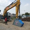 挖掘機雙軸鄂式破碎斗  礦山專用破碎斗 移動采石粉碎斗